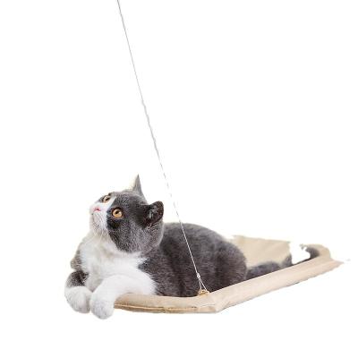 China Removable Cat Bed Cat Hammock Cover Removable Suction Cup Hanging Cat Nest for sale