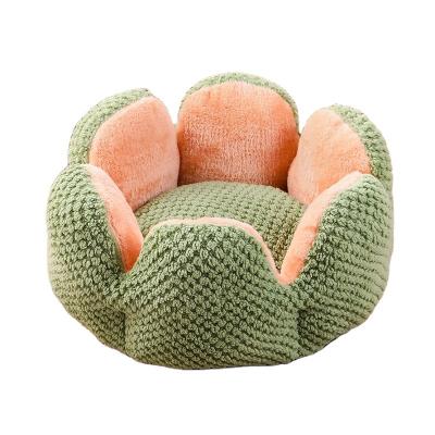 China Removable Ultra Soft Soothing Removable Cat Bladder Cover Pet Bed Luxury Indoor Dog Bed Nest for sale