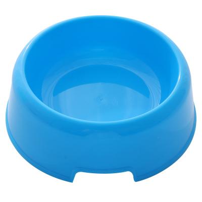 China Non-automatic Single Plastic Pet Bowl Candy Colored Tableware Cat Water Bowl Dog Bowl for sale