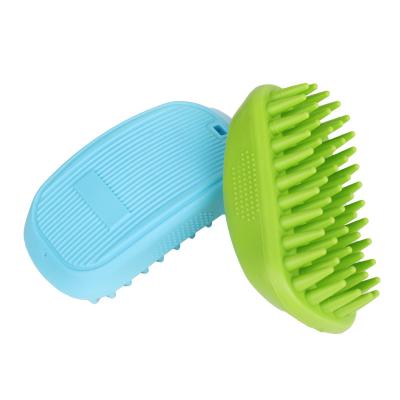 China Pet Massage Bath Brush Viable Dog Cat Bath Cleaning Brush for sale