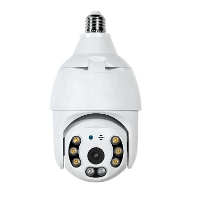 China NIGHT VISION HD 3MP 5MP Lamp Head WIFI Camera Color Night Vision Intercom Bulb Home Security Real Time CCTV for sale