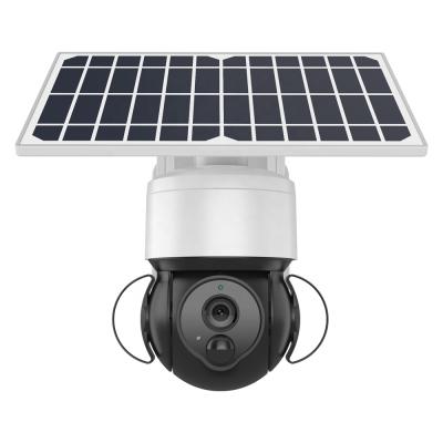 China Human Motion 4G SIM Card 1080P IP Camera Spotlight Powed Color Powed Color Night Vision IP66 Battery Solar Waterproof P2P CCTV Tracking Security for sale