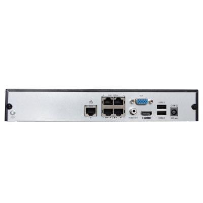 China 1080P 3MP 4MP 5MP 4CH Playback H.265 POE NVR Network Synchronous Video Recorder For IP Cameras P2P NVR3104L-P4 for sale