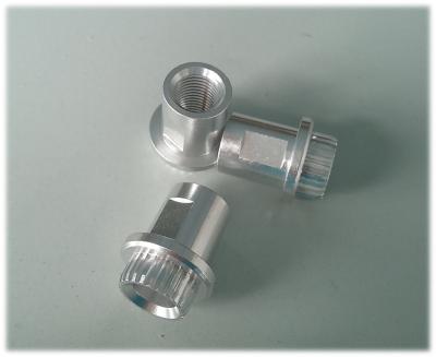 China Auto Special Connector  Aluminium Turned Parts Connector With Roughness Ra 0.8a for sale