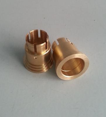 China Custom RF Communication Brass CNC Turned Parts For Aerospace Industry for sale