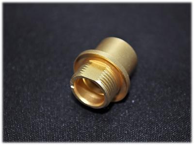 China High precision Gold Plated CNC Brass Turned Parts For Telecommunication for sale