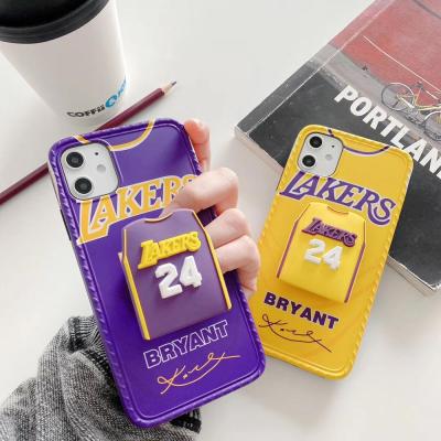 Китай 24 Kobe IMD Custom Silicone Protective Phone Case With Stand For Iphone 11 продается