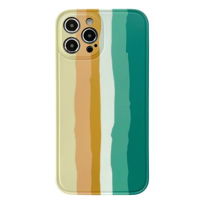 중국 New Colorful Soft Anti-fall TPU Oil Painting Case For iPhone 12 mini 12 pro 판매용