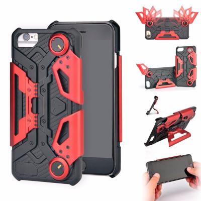 China Smart Phone Stand Smartphone PC Kickstand Mobile Phone Game Case Controller Joystick For iPhone 7 for sale