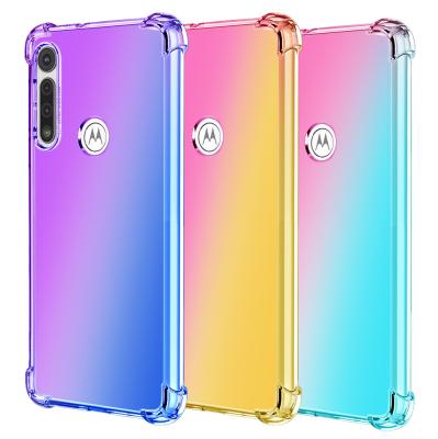 China Amazon Hot Sale Shockproof Ultrathin Thin Flexible Cover Soft Tpu Airbag Anti-drop Case Protector Cover For Moto Te koop