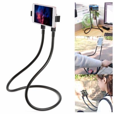 중국 Universal Phone Holder Phone Holder Carry Around Neck Lazy Bracket Mobile Phone Mount Free Rotating Smart Holder 판매용