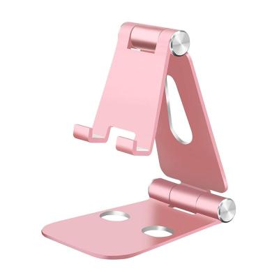 China Shockproof Adjustable Aluminum Phone Tablet Stand Holder Mount Desk For iPad for sale