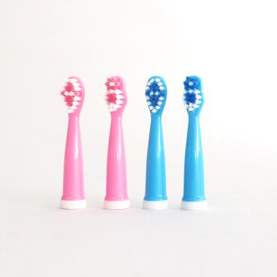 China Wholesale Sonic Kids Electrical Replacement Toothbrush Cartoon Hair Musical Heads Food Grade ABS Nylon Soft Hair Material For Children for sale