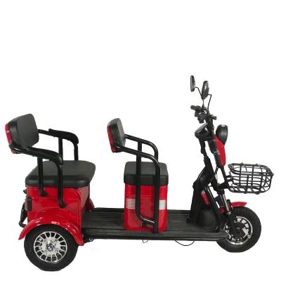 China China factory low price wholesale steel electric tricycle scooter 3 wheel electric bikes for passenger for sale