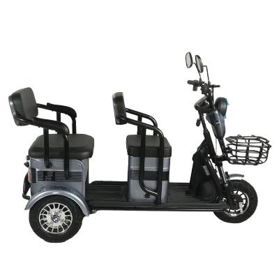 China LOGO Can Be Customized Electric three wheel small electric bicycle low price steel tricycle used in the city for sale