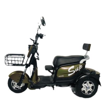 China 2020 spacious steel electric tricycle for passenger three wheel electric bike cheapest price for sale for sale