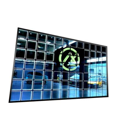 China Tempered Glass Customized Melaleuca Mirror Abyss Light Box Led Glowing Character Influencer Background Wall Bar Book Door Neon Sign for sale