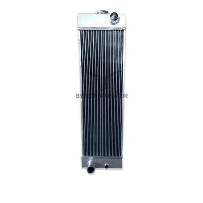 China Construction PC160-7 Aluminum Cooler Excavator Water Radiator Tank 21K-03-71114 All Aluminum for sale