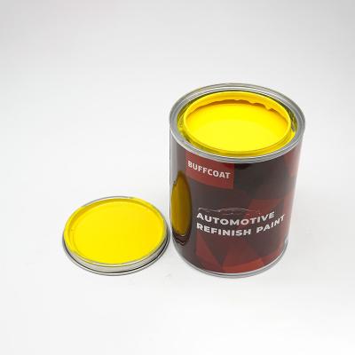 China Light Yellow Car Paint 1k Car Coat Car Paint Car Care Auto Body  Refinishing for sale