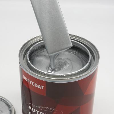 China Silver Car Body Paint  Painting 1k Sliver Paint Car Refinish Paint 25um Thickness for sale