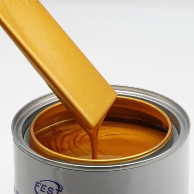 China Automotive Body Coating Car Paint 2K Solid Color Metallic PU High Performance Auto Refinish Coat for sale