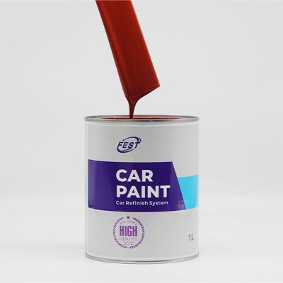 China 2k Acrylic Paint Car Refinish Paint Spray Red Car Paint Automotive Supply 5 Minutes	Drying for sale