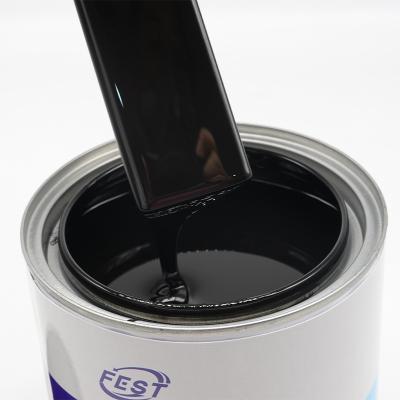 China Automotive Refinish Auto Spray Paint Black Car Paint 1k Basecoat Solid Color T-200 Thinner for sale