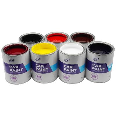 China Polyurethane Car Paint Mixing System Metallic Car Paint Spray Car Paint for sale