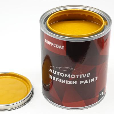 China High Performance Yellow Car Paint 1k Car Coat Car Paint for Car Refinish for sale