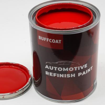 China Wholesale 1K Solid Colors Paint Red High Quality Car Paint Metallic Paint for Car Car Refinish Paint for sale