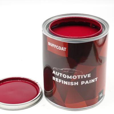 China Wholesale 1K Solid Colors Paint Red Paint for Cars Touch Up Coat Car Paint Mixing System for sale