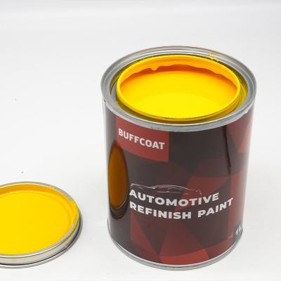 China Good Price Automotive Refinish Coating 1K Lemon Yellow Good Price Touch Up Coat for sale