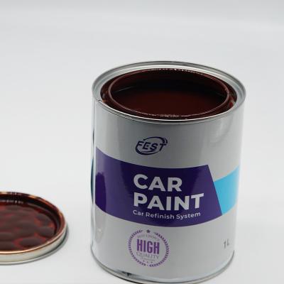 China High Quality 1K Basecoat Colors Car Refinish Paint  Paint Brown Car Paint for sale