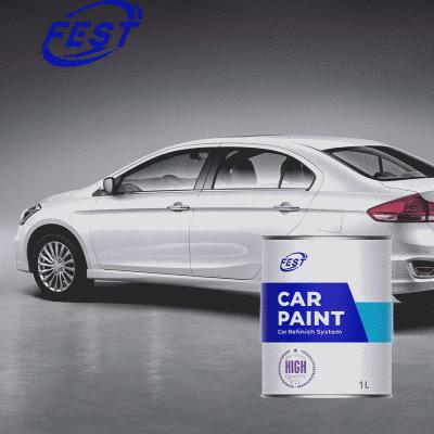 China 1K Basecoat Colors Paint White Car Paint Car Paint Auto Body Refinish Paint for Car Modification Solutions for sale