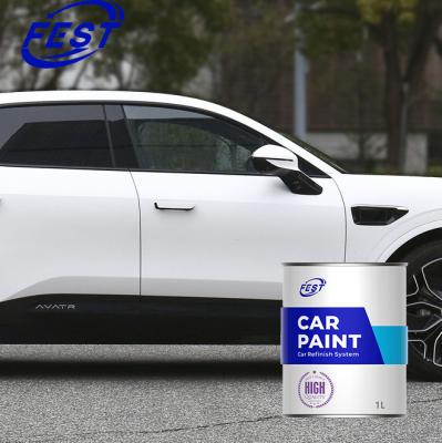 Chine Peinture blanche de voiture de haute dureté 1K utilisée pour la réparation de la carrosserie de voiture à vendre