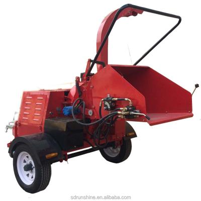 China DWC22 Wood Chipper Wood Chipping Machine With Diesel Engine And 2 Ball Hitch for sale