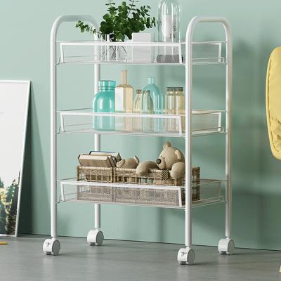 China 3 Tier Sustainable Metal Storage Utility Cart for sale