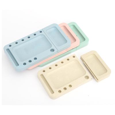 China Biodegradable Rolling Tray Wholesale Stainless Modern Luxury Modern Smoke Tray 27x14x2.1cm Serving Tray Rolling Plastic Tray Custom for sale