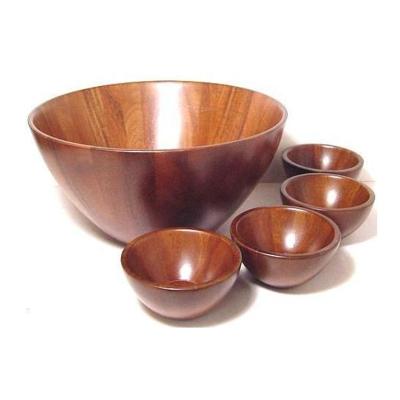 China Sustainable Solid Wood Salad Bowl Series for sale