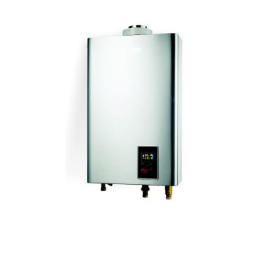 China Flashing Household Home Appliance NG Or LPG Force Exhaust Type Gas Water Heater for sale