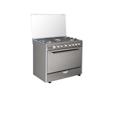 China Commercial Stainless Steel Oven With Free Standing 5 Burners for sale