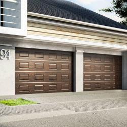 Κίνα Customized Smart Electric Garage Door Modern Villa Sectional Aluminum Garage Door προς πώληση