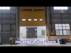 Automatic Insulated Sectional Doors sandwich Industrial Factory Door Customized