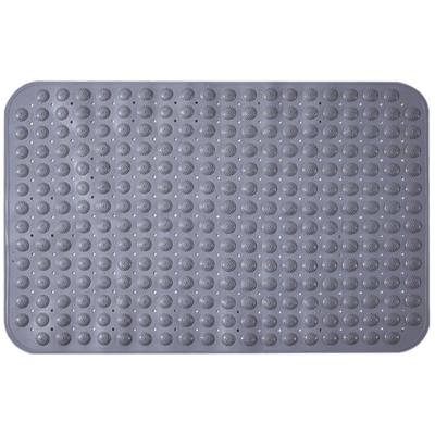 China Wholesale Stocked Bathroom Floor Mat Massage Style Foot Scrub PVC Anti-Slip Absorbent Shower Non Slip Bath Mat For Hotel Home for sale