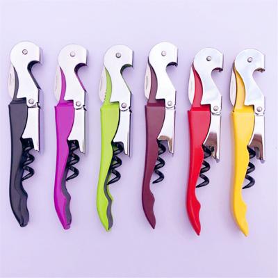 China Wholesale Professional Multi Functional Wine Opener OEM Stainless Steel Corkscrew Mini Wine Bottle Opener For Server for sale