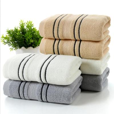 China Wholesale Sustainable Colorful Soft Quick Dry Cotton Bath Face Towel Premium Luxury Customize Logo Hotel Bath Towel Home Available Set for sale