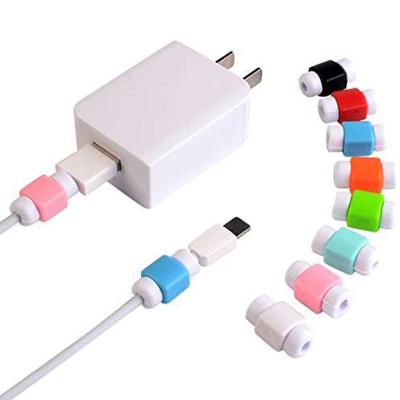 China Charging+Data Transfer+Protective Gift Silicone USB Cable Protector Earphone Wire Rope Cover Data Charger Line For iPhone X 8 7 6 Smart Phone for sale