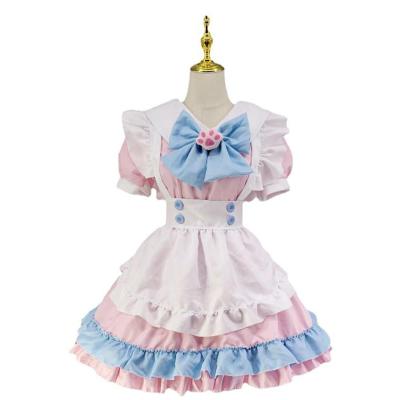 China High Quality Lolita Black And White Apron Little Devil Maid Costume Wholesale Fashionable Cosplay Dress Women Cafe Costume for sale