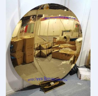 China Wholesale Shiny Stainless Steel Wall Round Gold Metal Wedding Backdrop Stand Centerpiece for sale