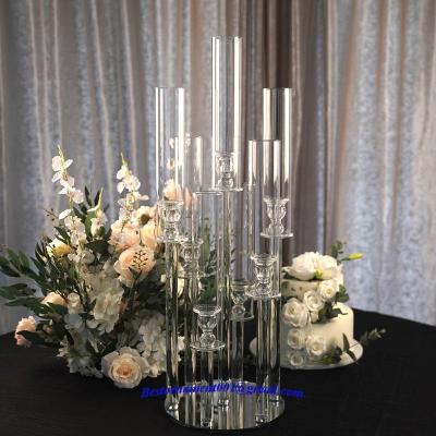 China Weddings Wedding Table Centerpiece Flower Stand Table Flower Stand Candlestick Holders for sale